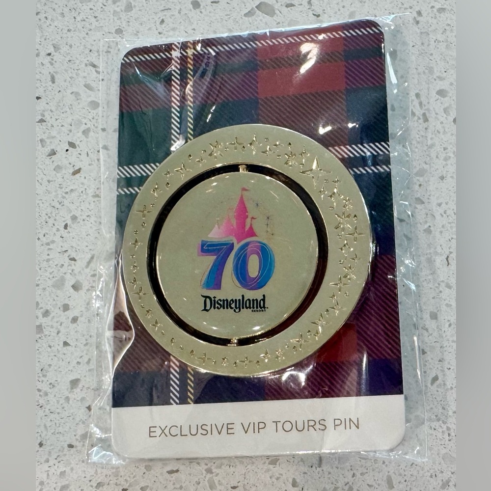 Exclusive Milestone Disney VIP Tours Pin with rotating back